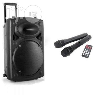 Rechargeable Bluetooth Public Address With Two Wireless Mic