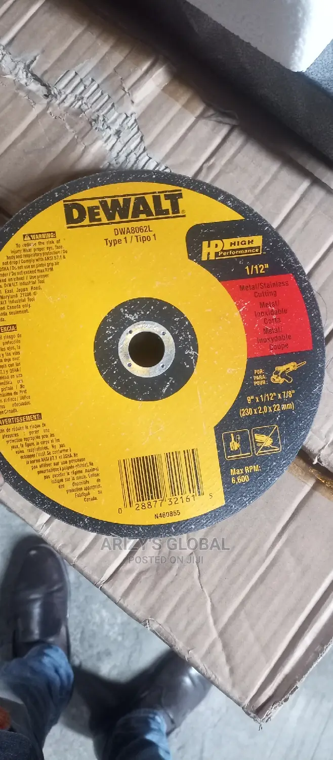 9" Cutting Disk Dewalt