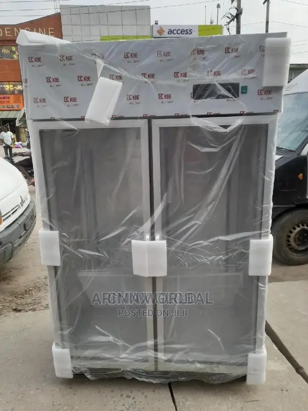 New Industrial Double Door Beverage Showcase Chiller