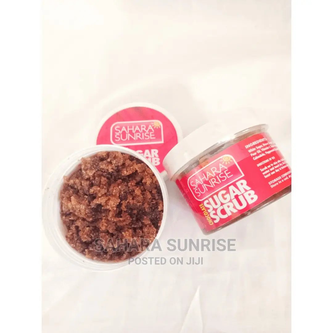 Chocolate Sugar Scrub, Natural Moisturizing Scrub