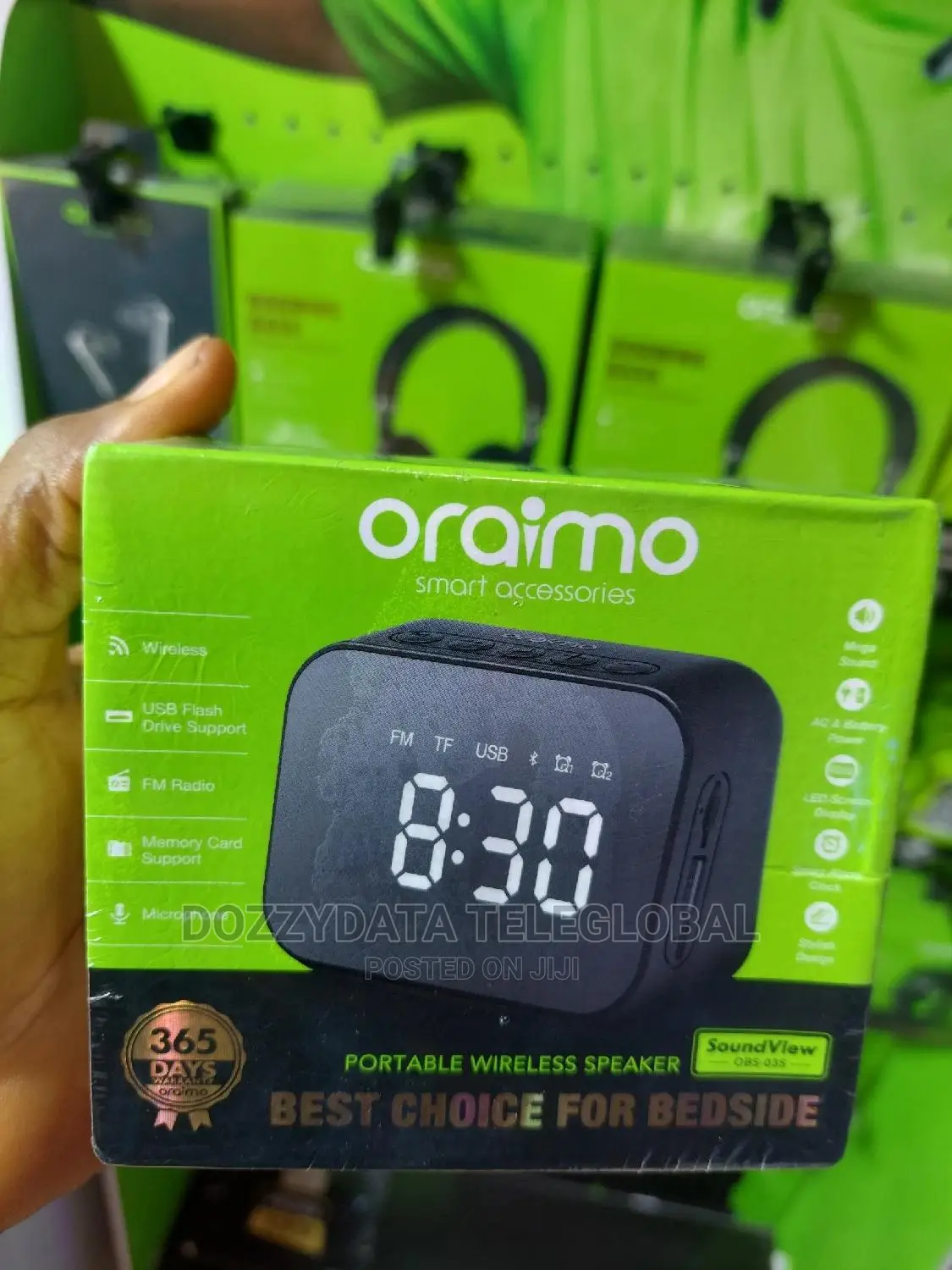 Oraimo Best Choice for Bedside (Soundviewobs-03s) Bluetooth