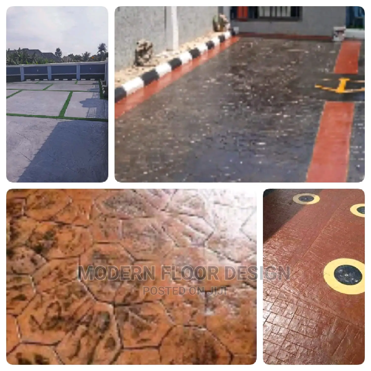 Concrete Base Stamps Floor