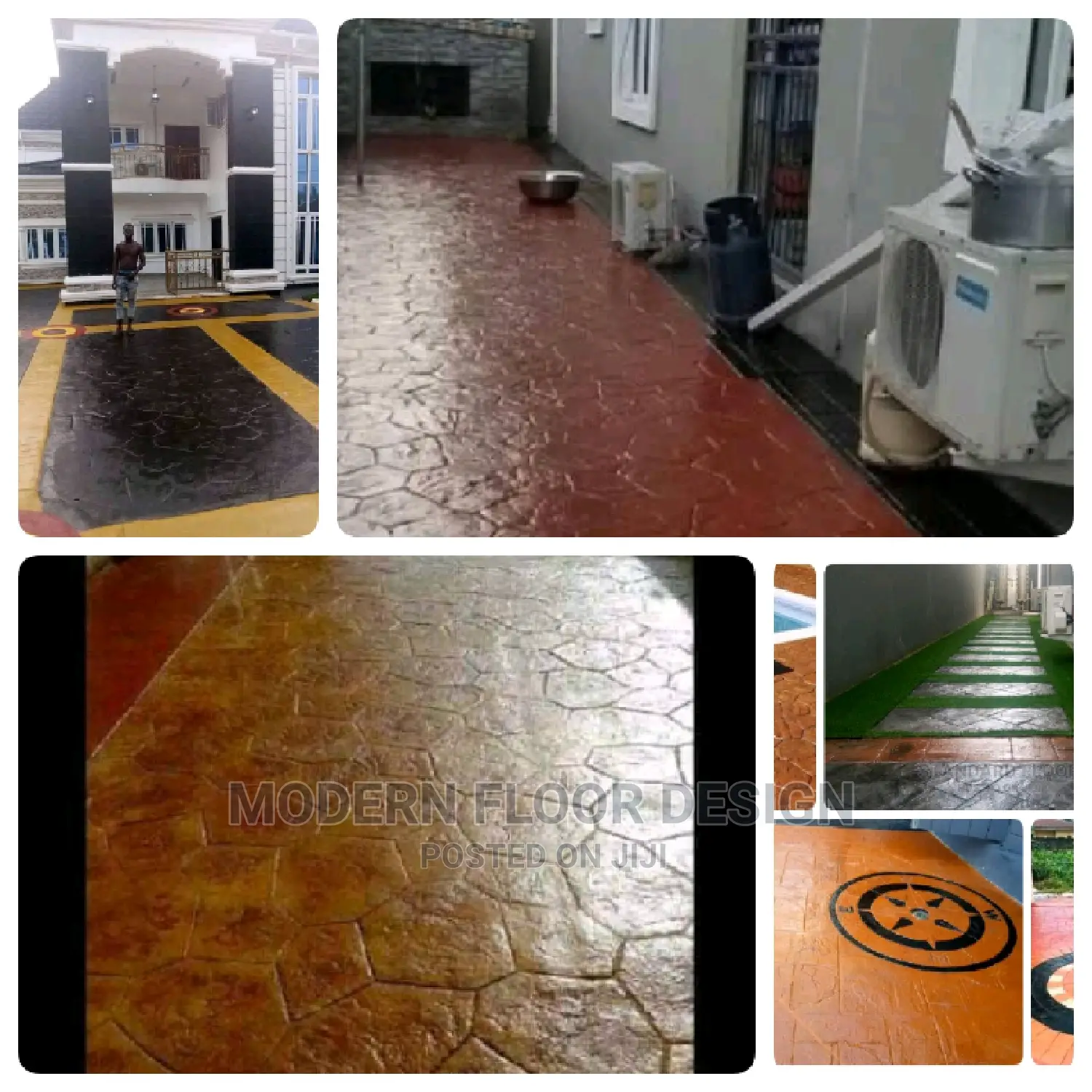 Concrete Base Stamps Floor