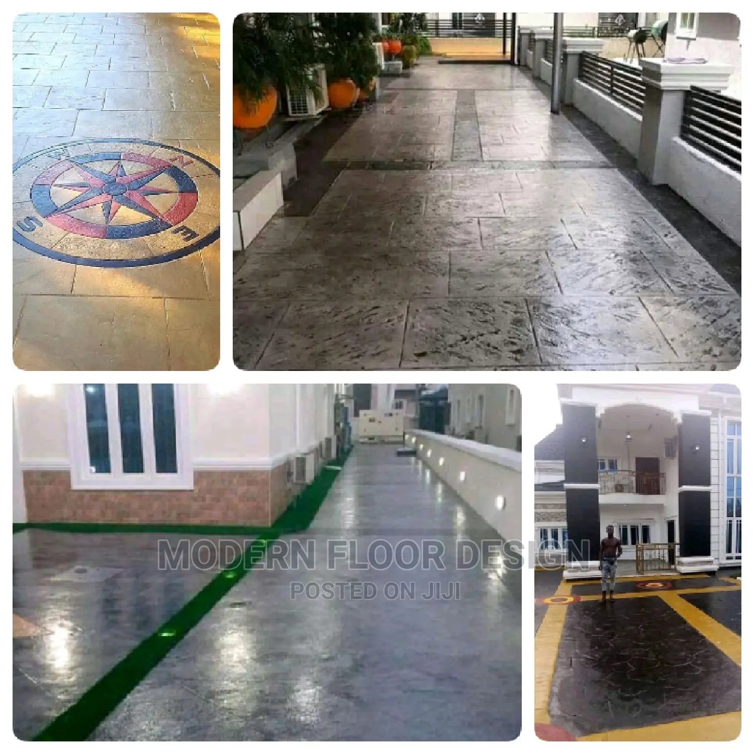 Concrete Base Stamps Floor