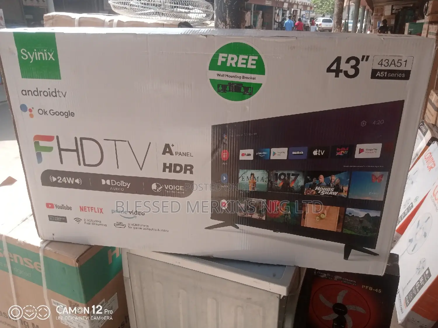 Syinix Android Smart Television 43"