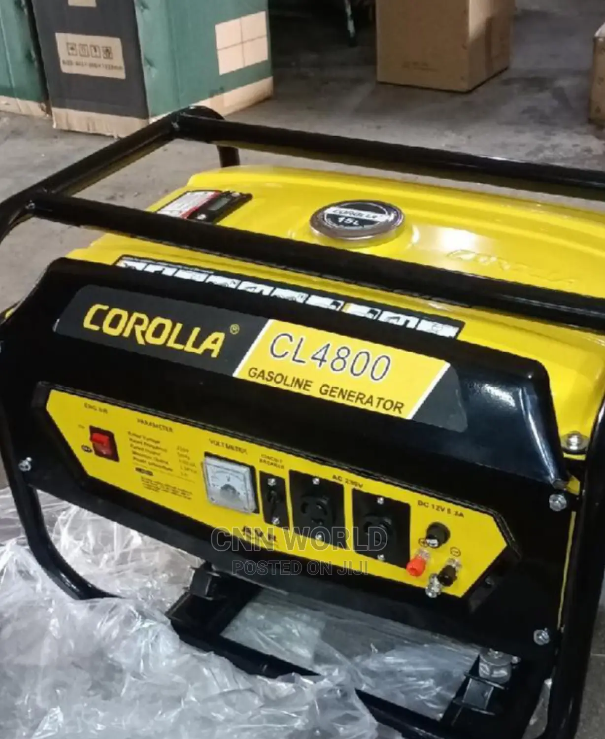New Corolla Generator CL4800 (3.5kva) Copper 100% Manual