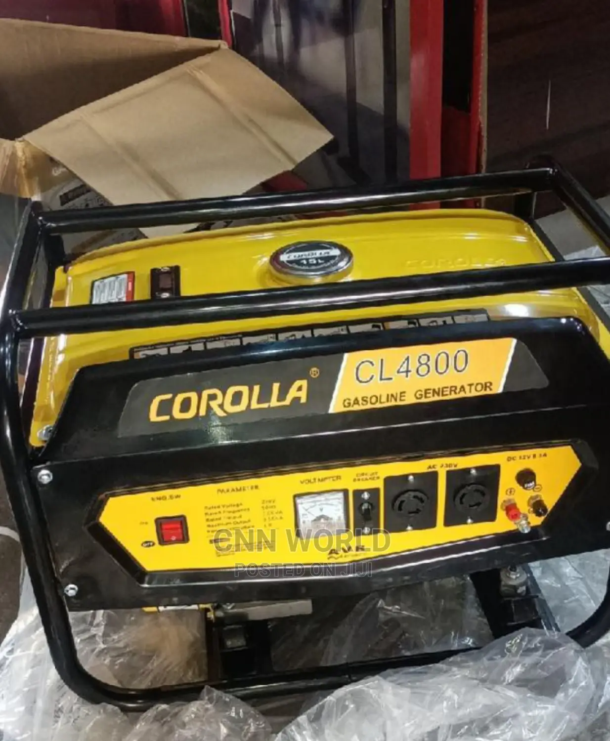 New Corolla Generator CL4800 (3.5kva) Copper 100% Manual