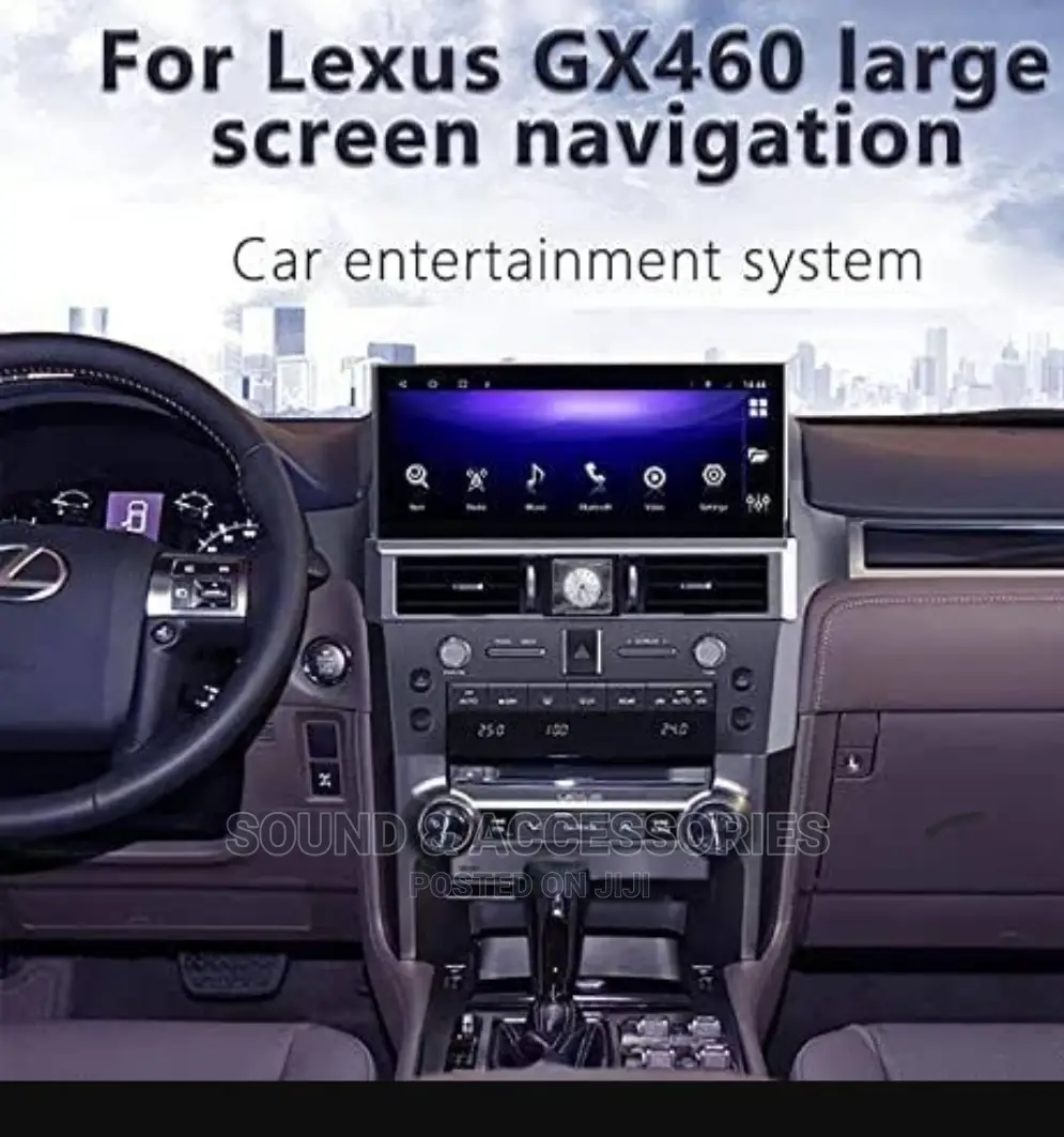 Lexus Gx460 12.3" Screen Upgrade Android GPS Navigatn Player