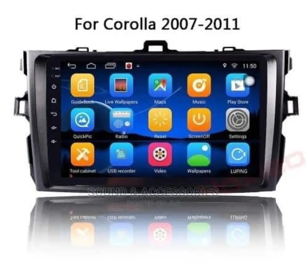 Toyota Corolla 2007-2012 Android GPS Player + Reverse Camera