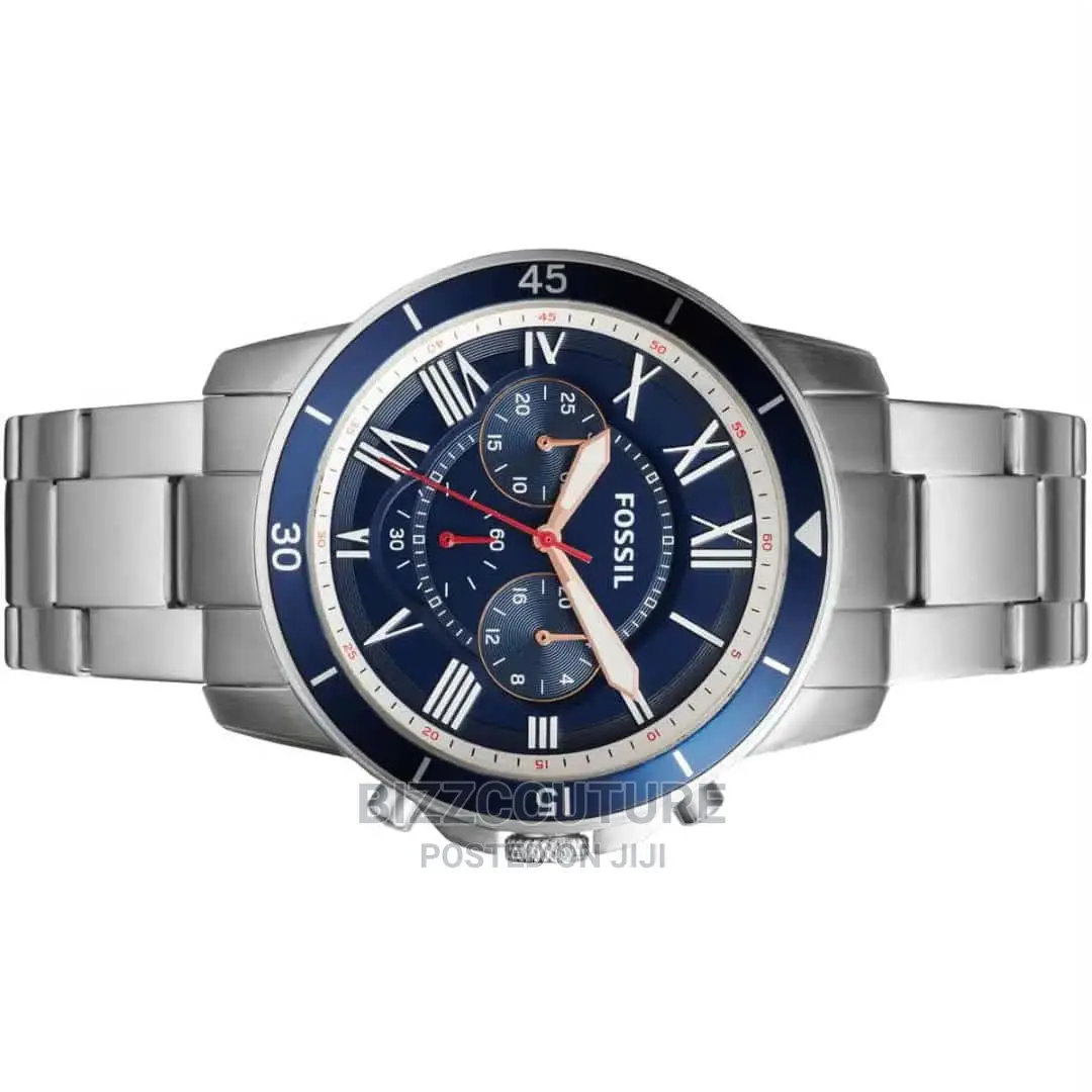 Original FOSSIL Silver Steel Watch Available in Store