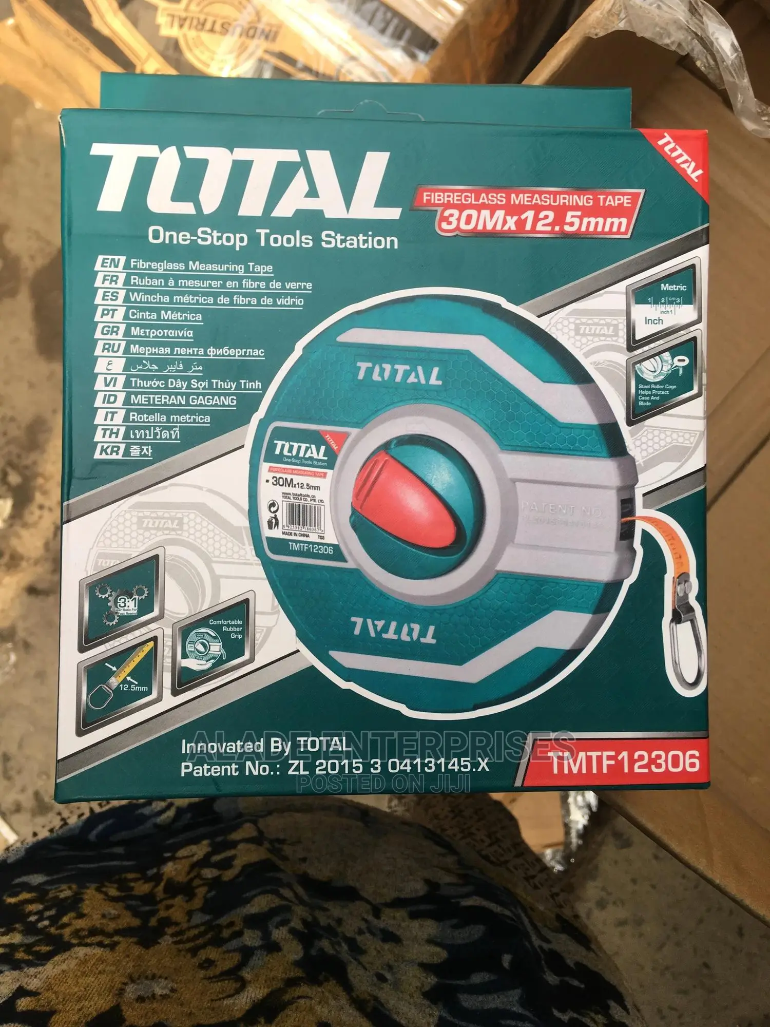 Total Fiber Glass 30m Measuring Tape