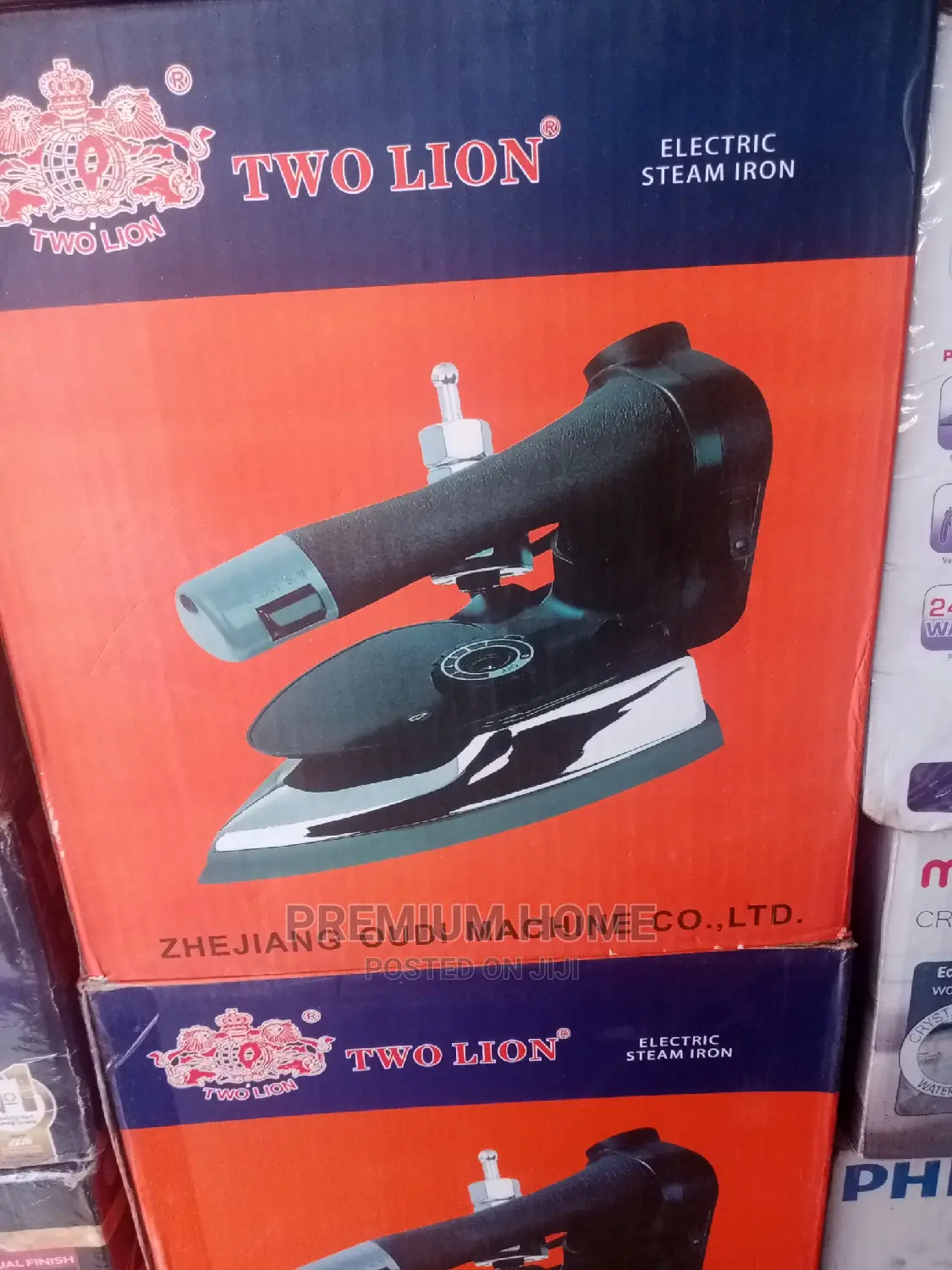 Two Lion Industrial Steam Iron