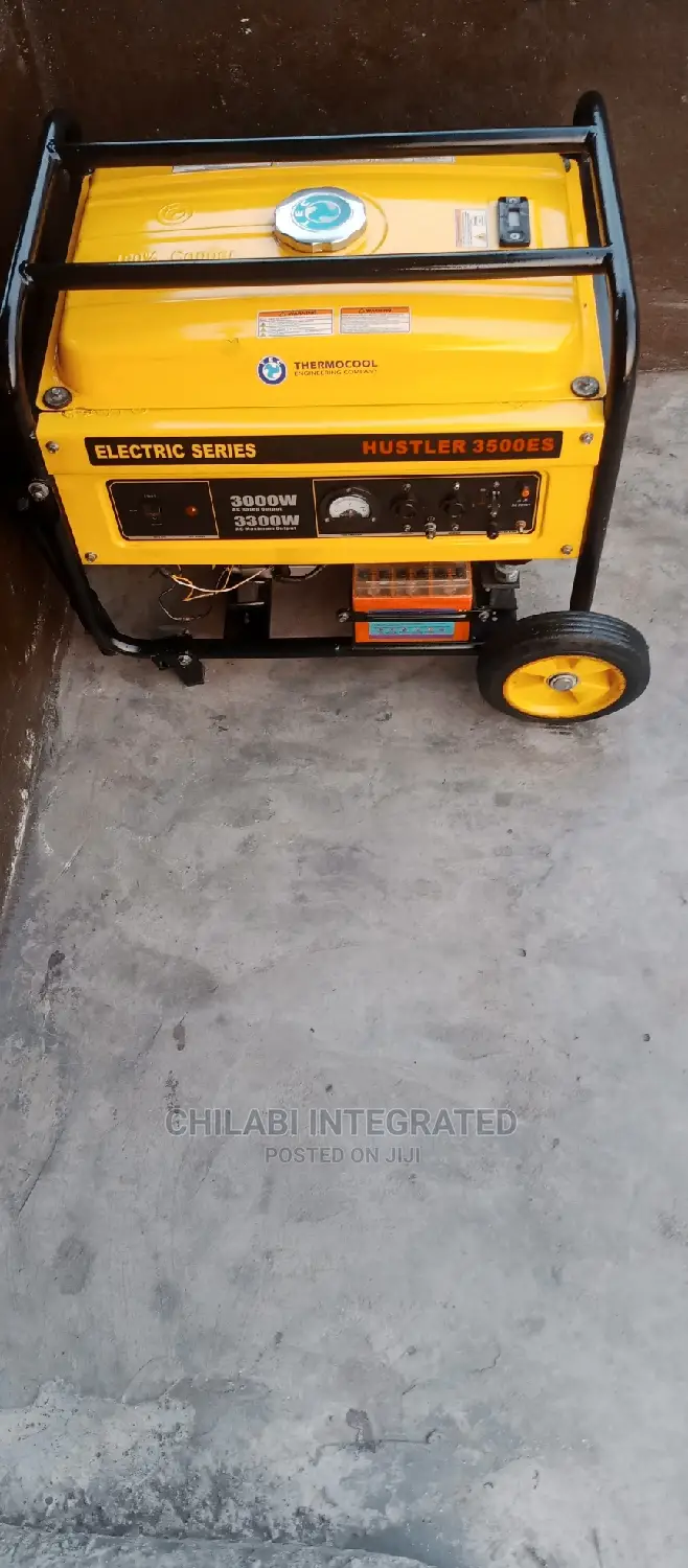 Few Months Old 3.3KVA THERMOCOOL 3500ES Key Start Generator