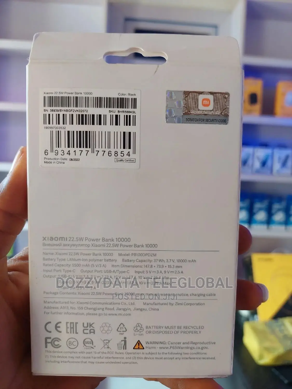 Xiaomi 22.5 W Power Bank 10000mah