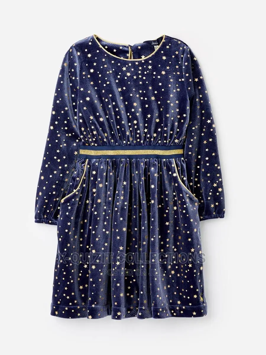 Joules Twirl Velvet Party Dress (3yrs-5yrs)