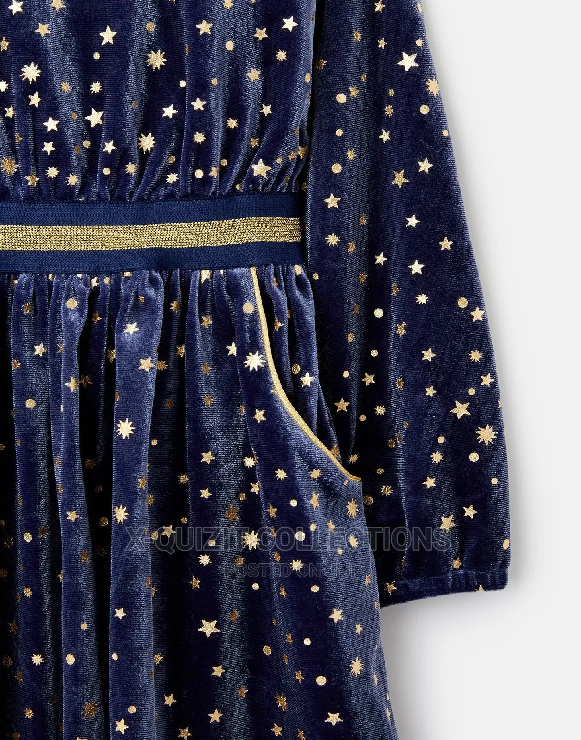 Joules Twirl Velvet Party Dress (3yrs-5yrs)