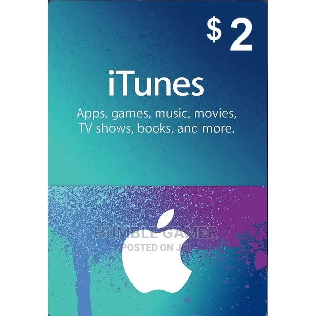 Apple iTunes Gift Cards US Dollars Available