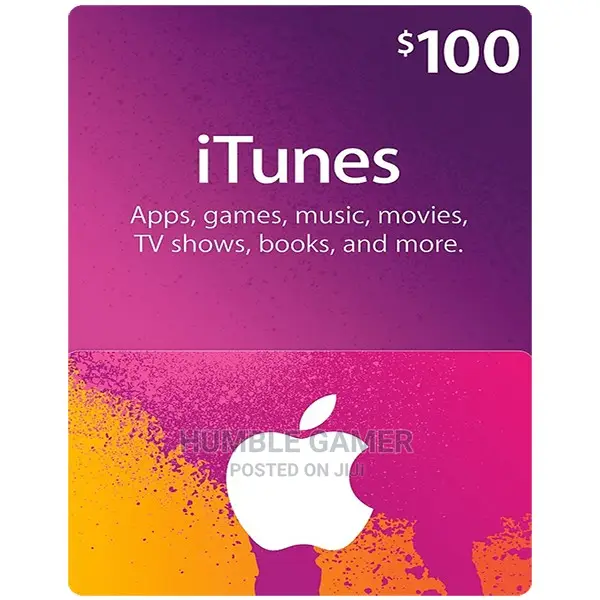 Apple iTunes Gift Cards US Dollars Available