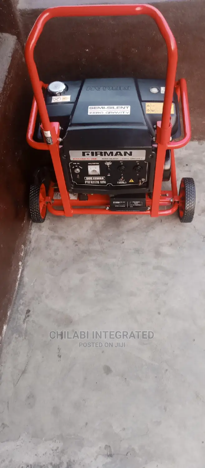 2 Month Old 3.4KVA SUMEC FIRMAN ECO4990ES Keystart Generator