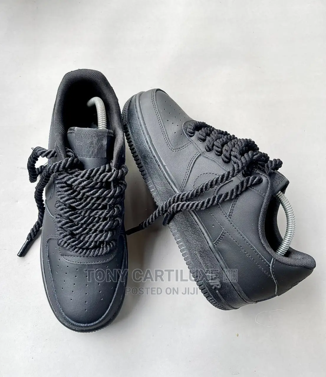 Customs X Nike Airforce 1 Low ‘Black Chunky Lace