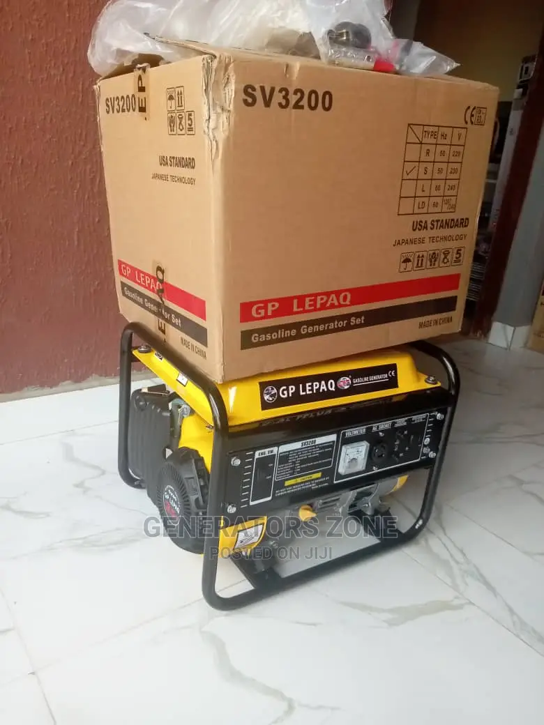 Brand New Elepaq 1.5kva Manual Generator - Sv3200