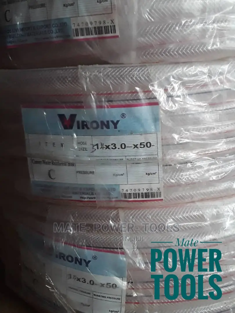 Clear Braided Pvc Hose 1/2"