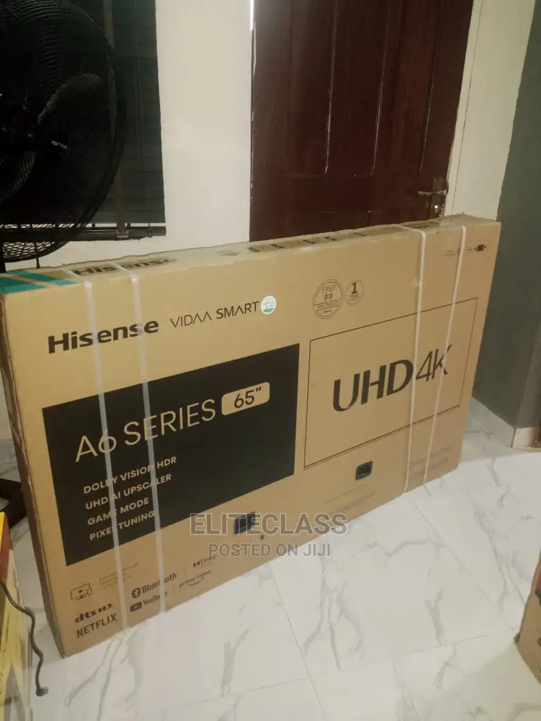 Brand New Hisense Smart TV 65 Inches - Uhd With Netflix