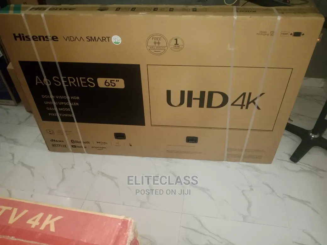 Brand New Hisense A6 Series Smart TV- UHD With YOUTUBE