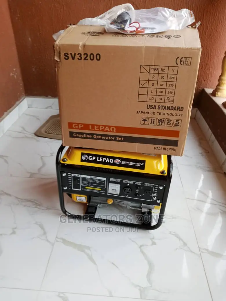 Sv3200 Manual Start Elepaq Generator 1.5kva Capacity