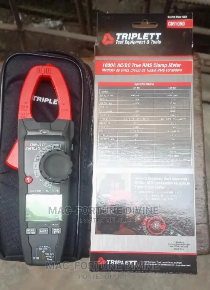 Original Triplett Ac/Dc Rms Clamp Meter (Cm1050)