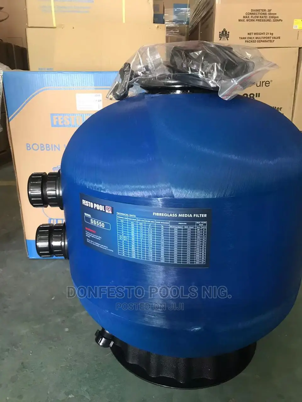 Swimming Pool Filter Tank