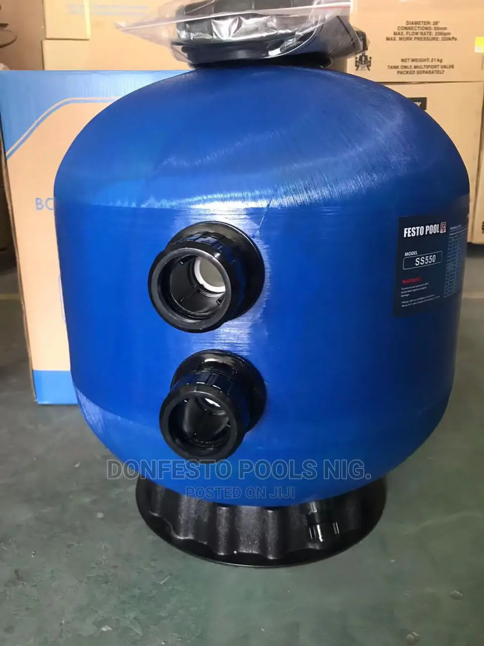 Swimming Pool Filter Tank