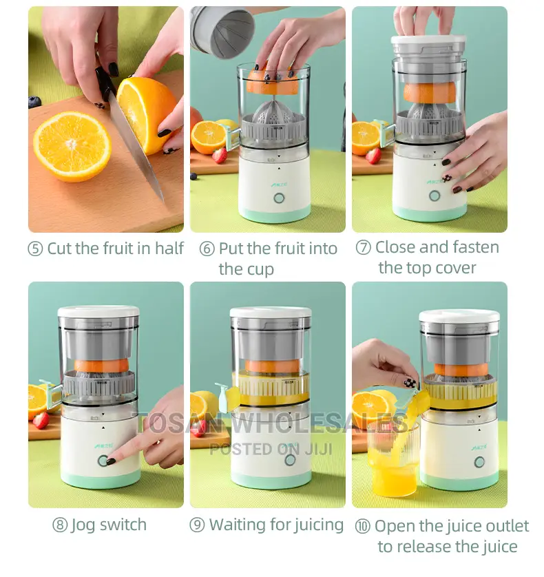 Rechargeable Electric Citrus Juicer