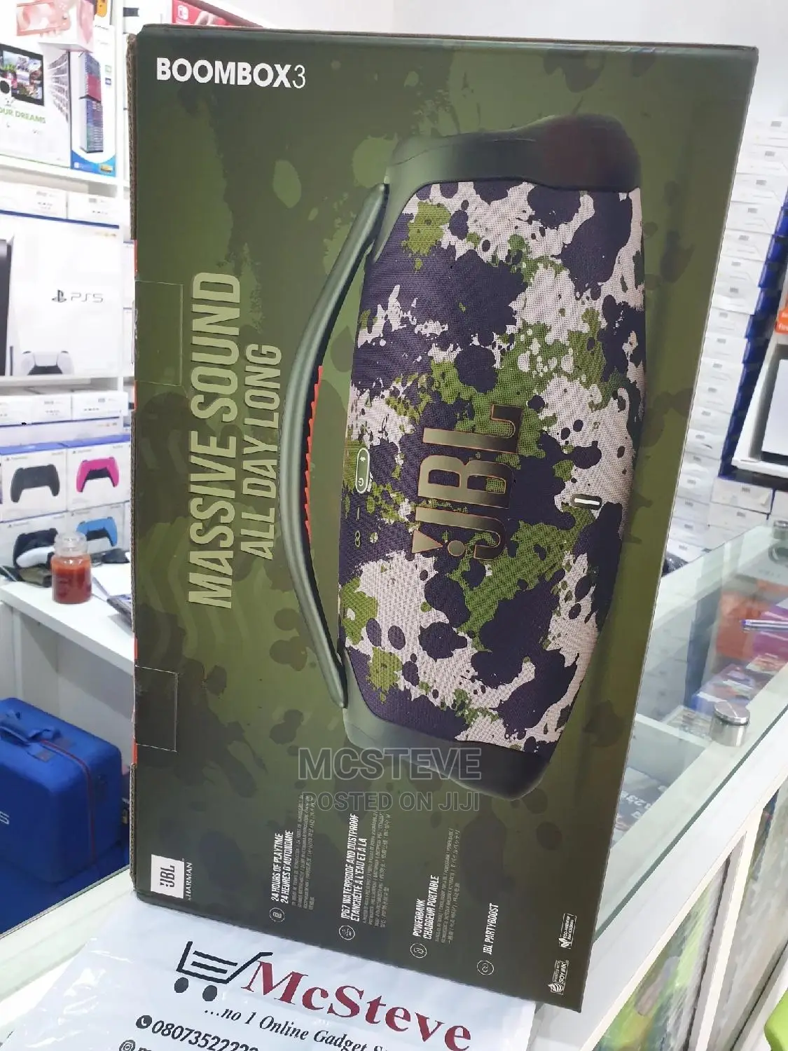 JBL Boombox 3 Wireless Bluetooth Speaker