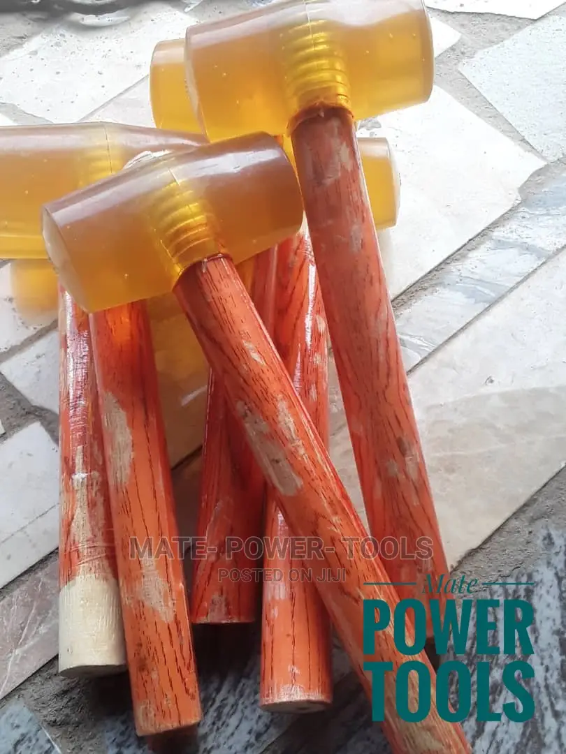 Wood Handle Rubber Mallet Imported - Medium