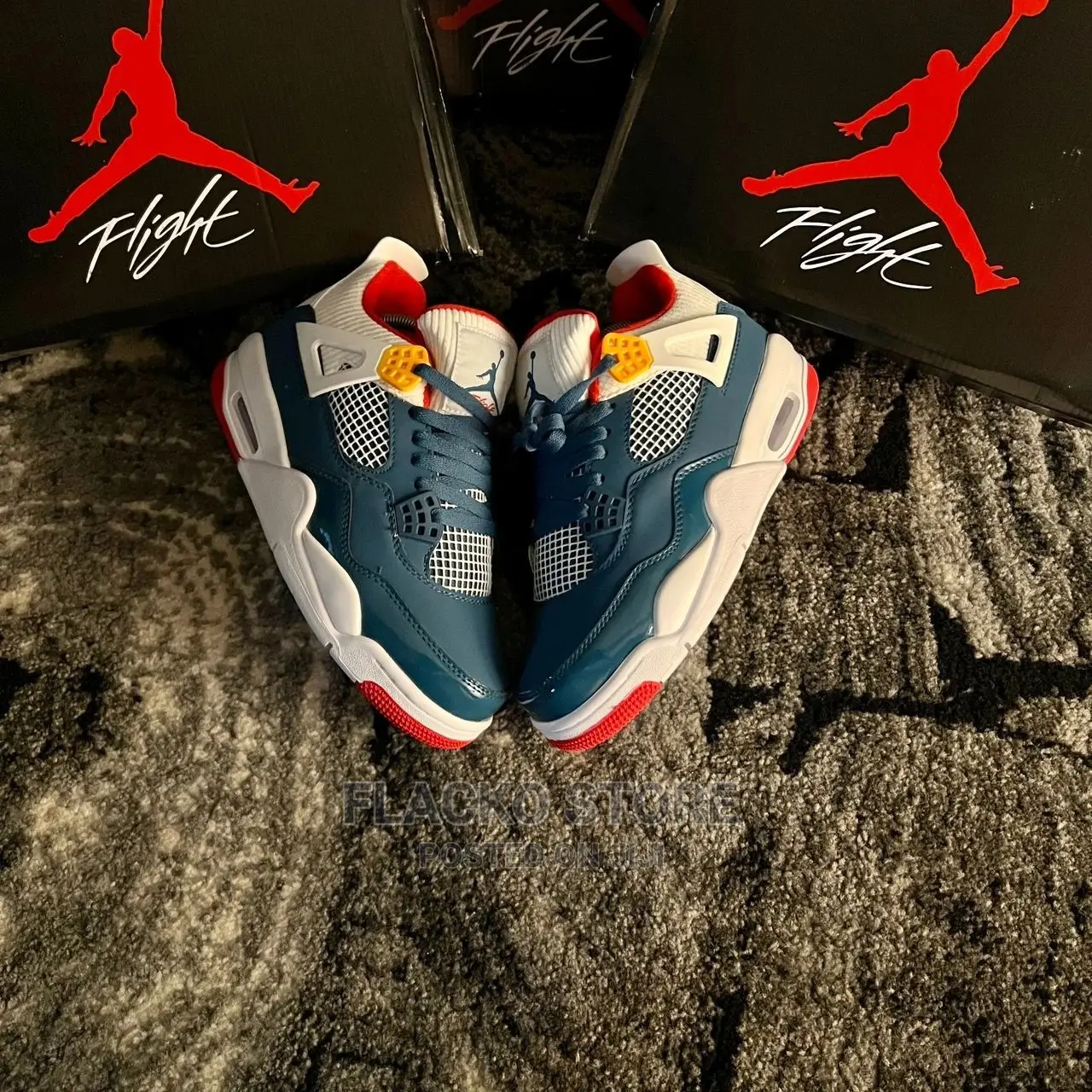 Original Nike Air Iv Retro Gs Messy Room Sneakers Available