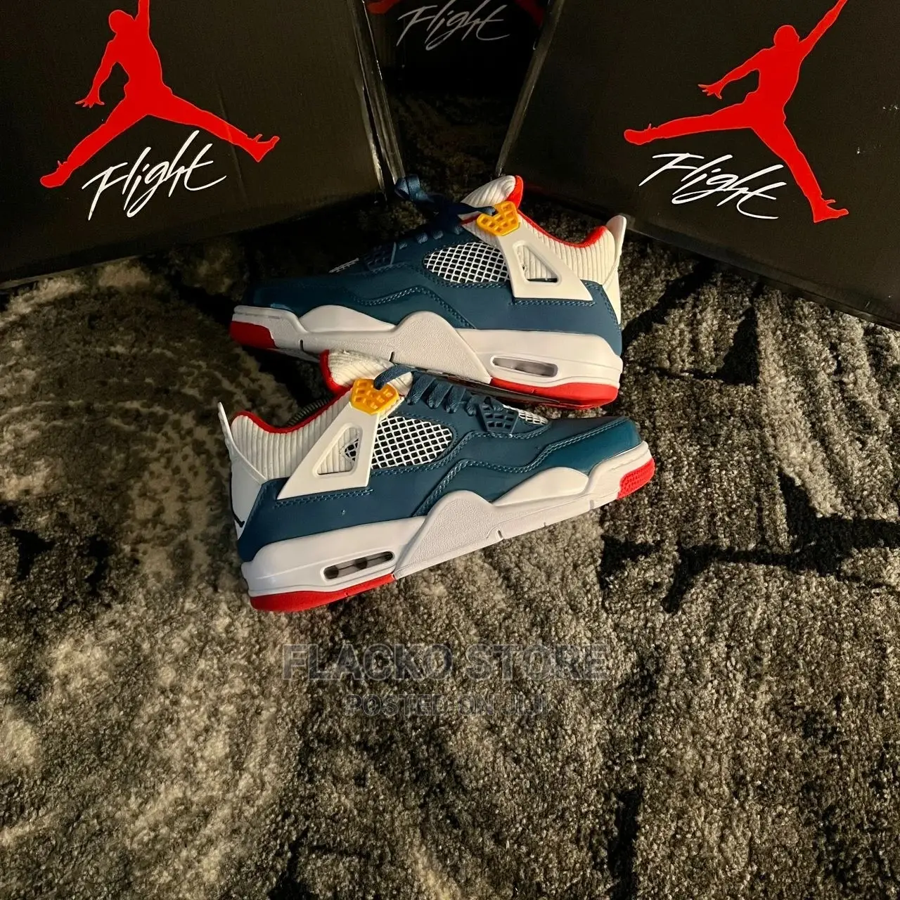Original Nike Air Iv Retro Gs Messy Room Sneakers Available