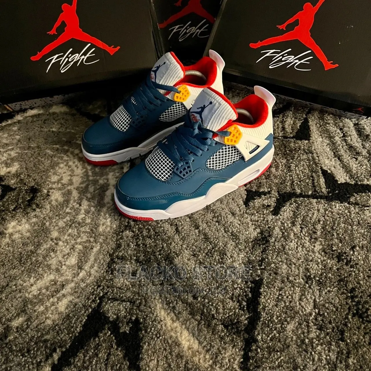 Original Nike Air Iv Retro Gs Messy Room Sneakers Available