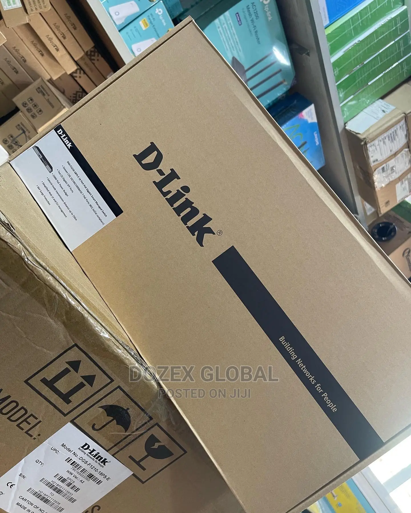 D-link 16 Ports Gigabits And Poe Managed Switch