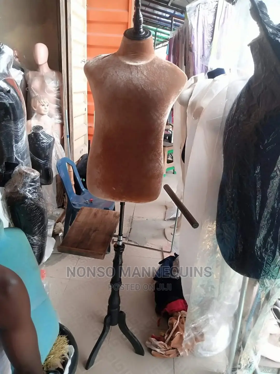 Male Dressform With Shoe Trouser Display Stand