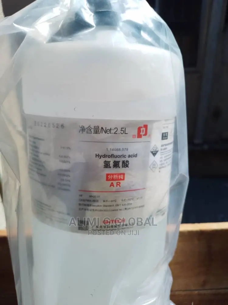 Hydrofluoric Acid 2.5ltr, 500ml