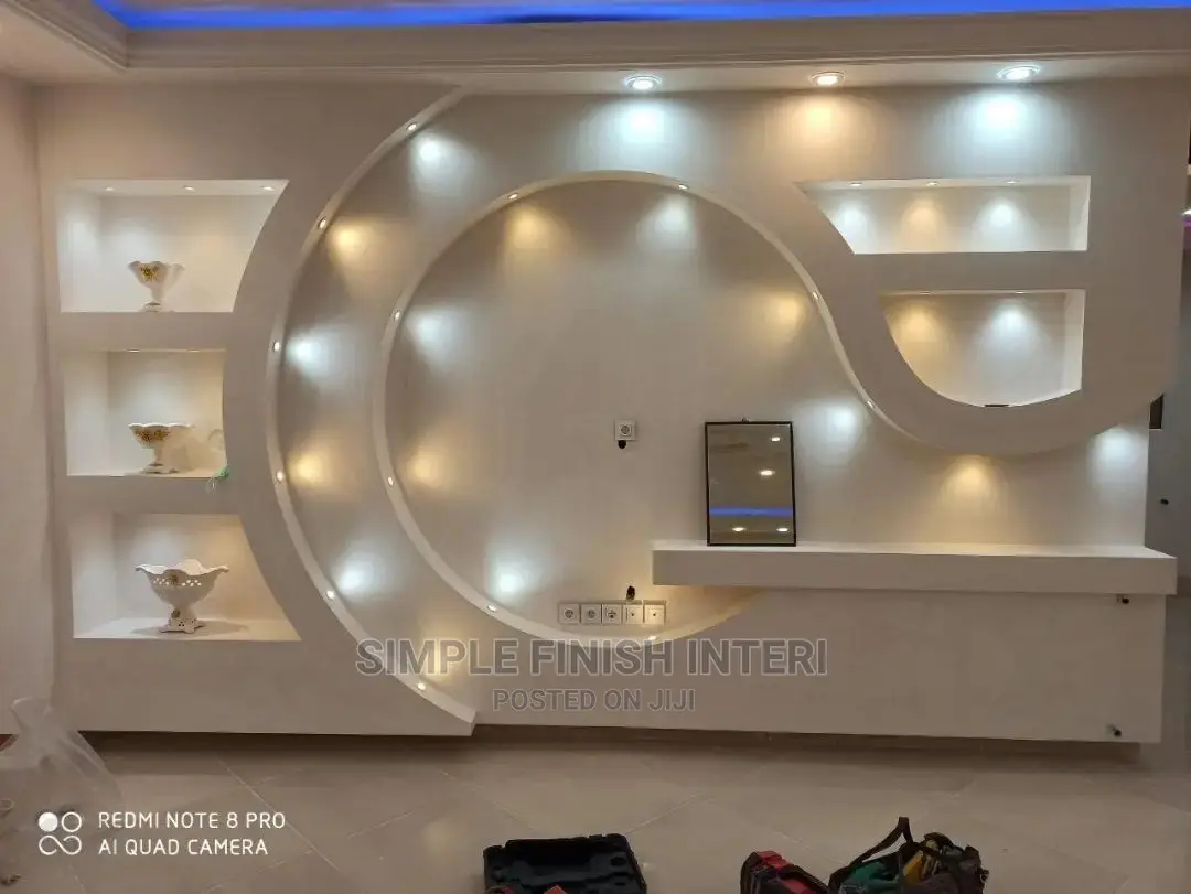Standard TV Wall Designs With Best Finishing