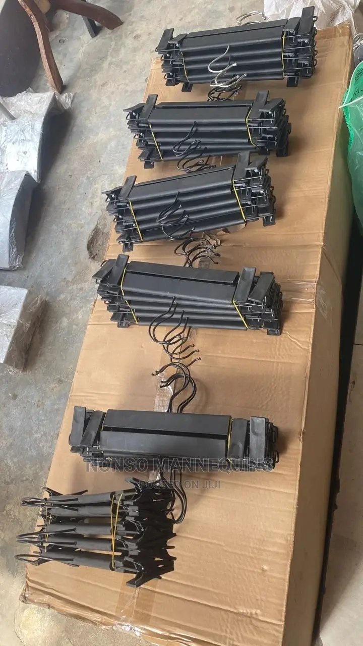 Packs of Black Clip Hangers