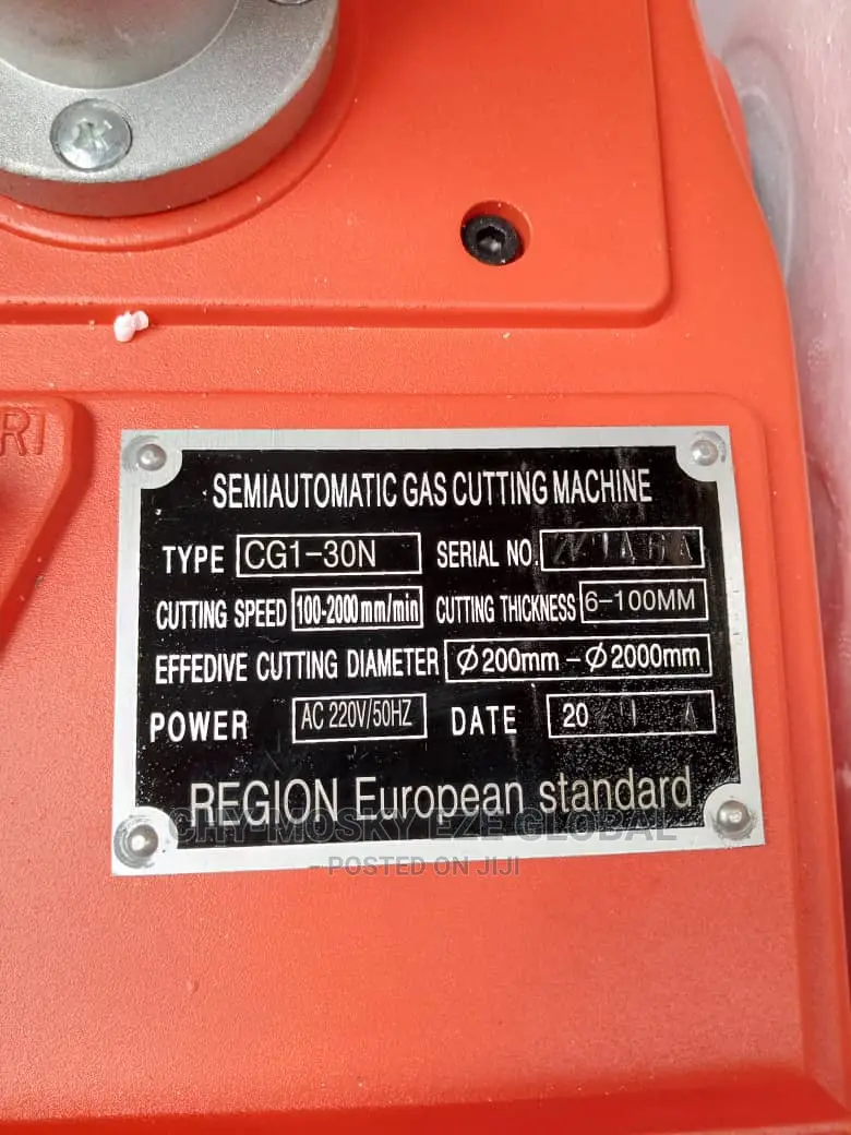 Semiautomatic Plate Gas Cutting Machine