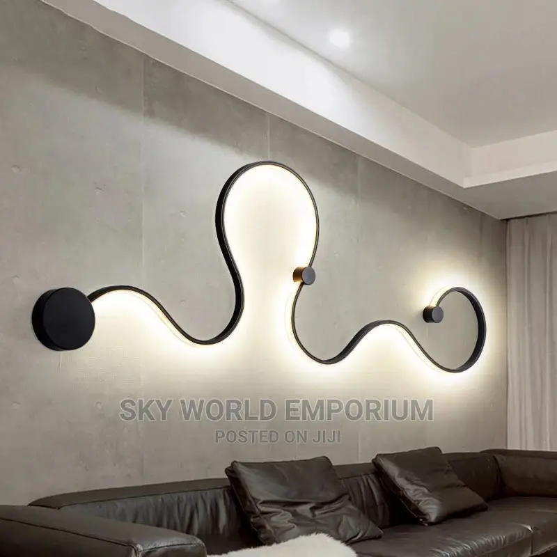Modern LED Wall Long Line Indoor Lamps