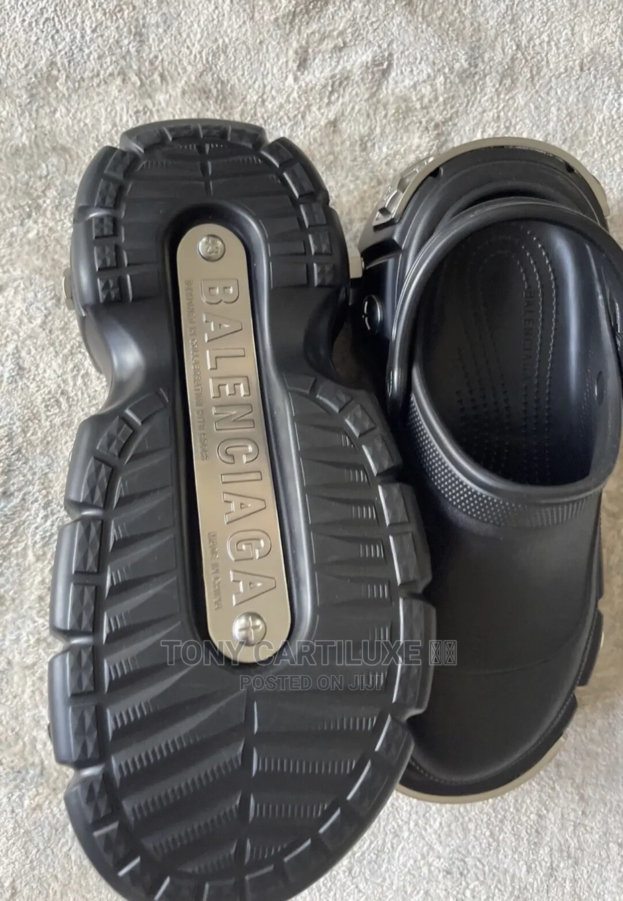 Balenciaga X Crocs Hard Sole Crocs