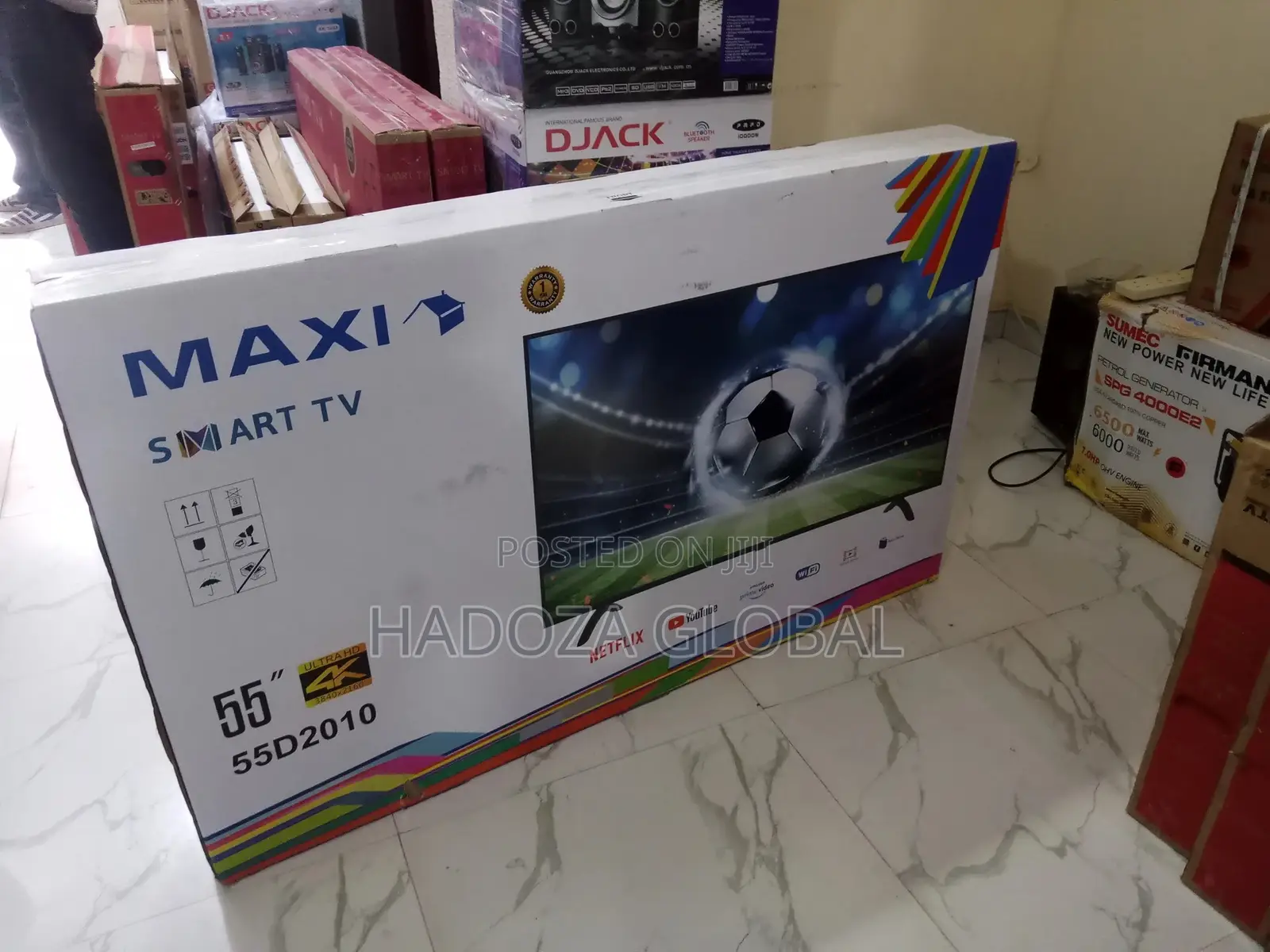 Uhd Maxi 55'' Smart TV + Netflix