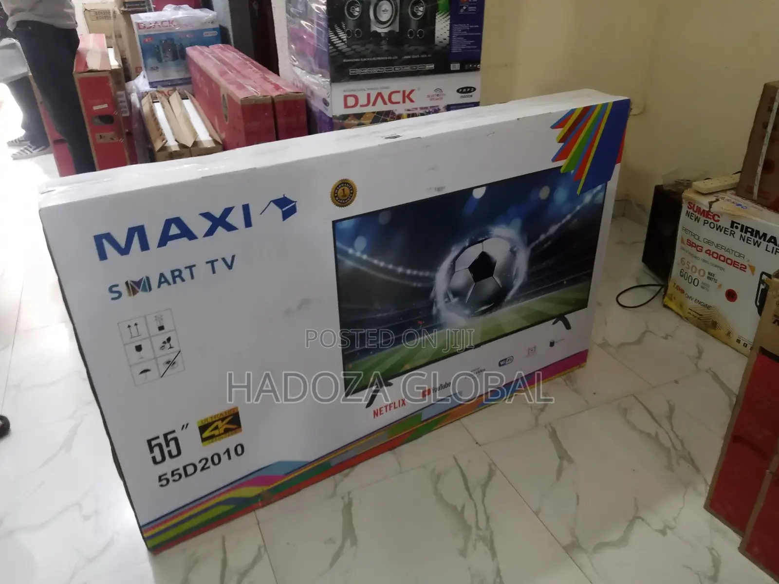 Uhd Maxi 55'' Smart TV + Netflix
