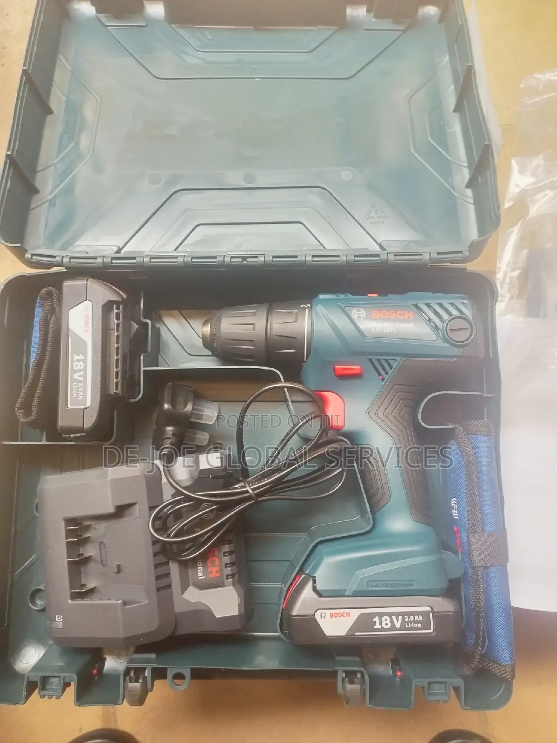 Cordless Bosch Battery Drill Machine 18volts