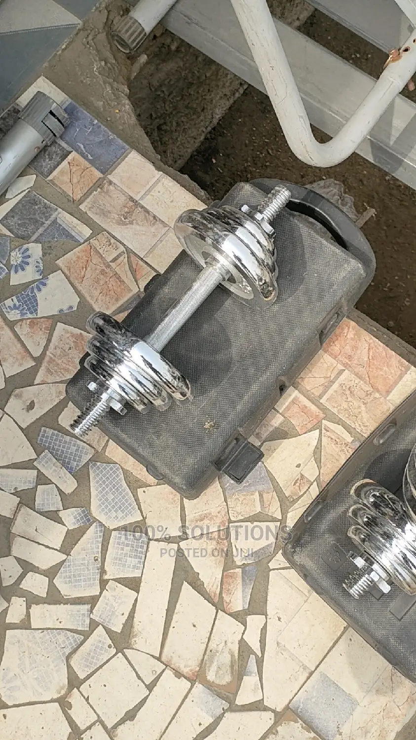 Dumbbells Weights Cast Iron Rubber 2.5kg for Sale